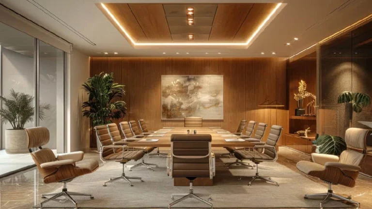 Wooden-conference-room-false-ceiling